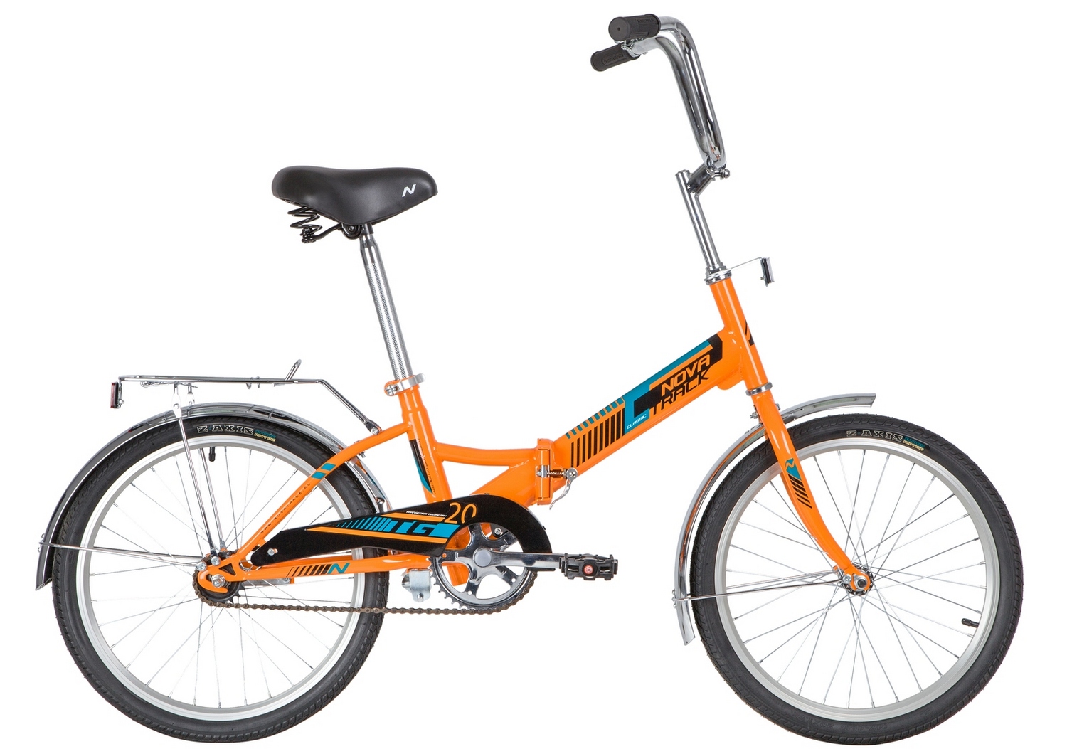 Велосипед Novatrack TG-20 Classic 1sp 2020 One Size оранжевый