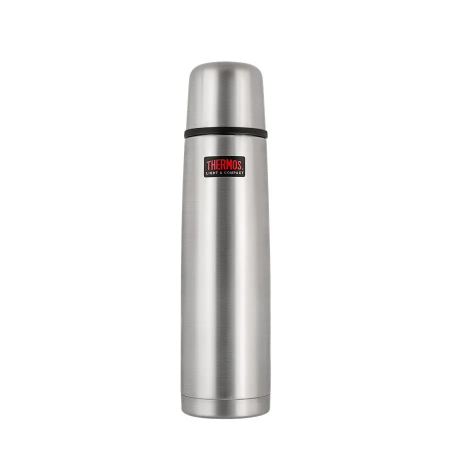 

Термос из нержавеющей стали Thermos FBB-1000B 1л, Stainless SteeL Flask, Серебристый;черный, FBB-1000B