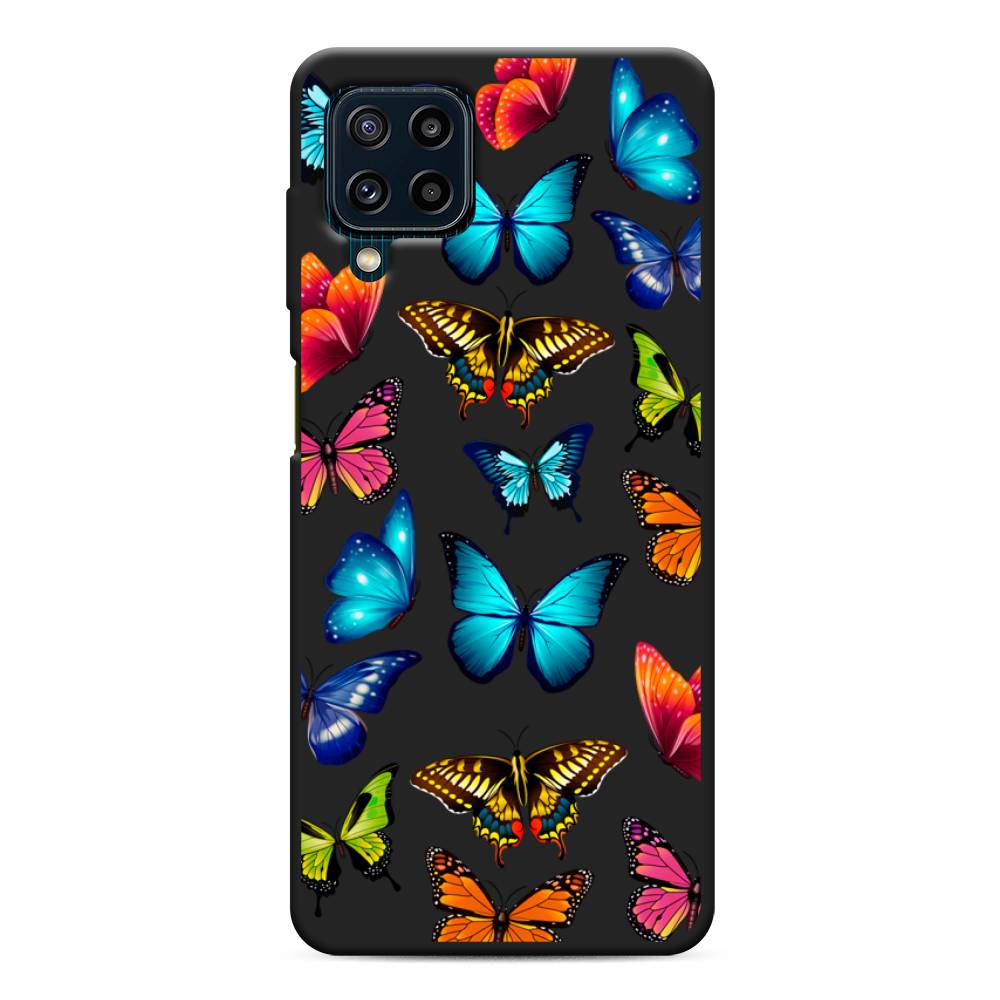 

Матовый силиконовый чехол "Разные бабочки" на Samsung Galaxy M32, Разные бабочки