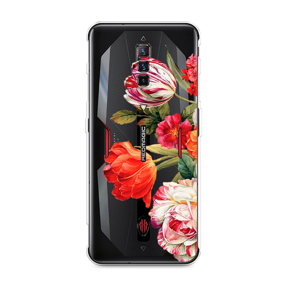 

Чехол Awog на ZTE Nubia Red Magic 6 / ЗТЕ Нубиа Ред Мэджик 6 "Весенний букет", Разноцветный, 135150-8