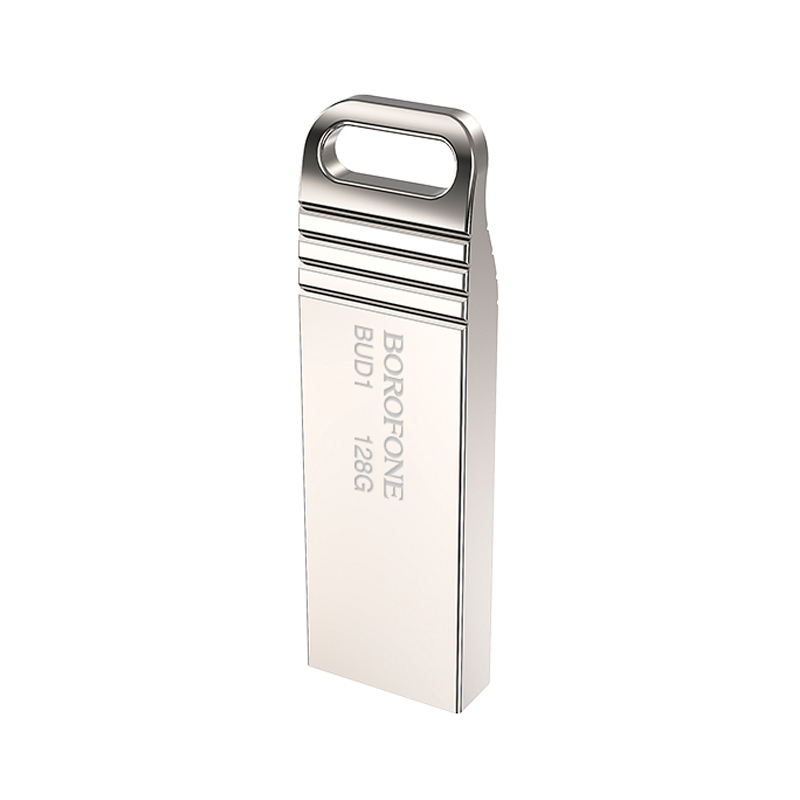 

Флешка Borofone BUD1 Nimble, USB 2.0 128 Гб Silver