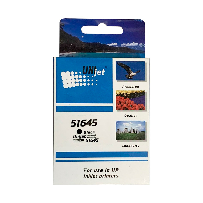 

Картридж совместный UNIJET для HP DJ 7х0/ 8xx/ 9xx/ 1100/ 1120/ 1125/ 1180/ 1220/ 1280..., 51645A_UNIJET