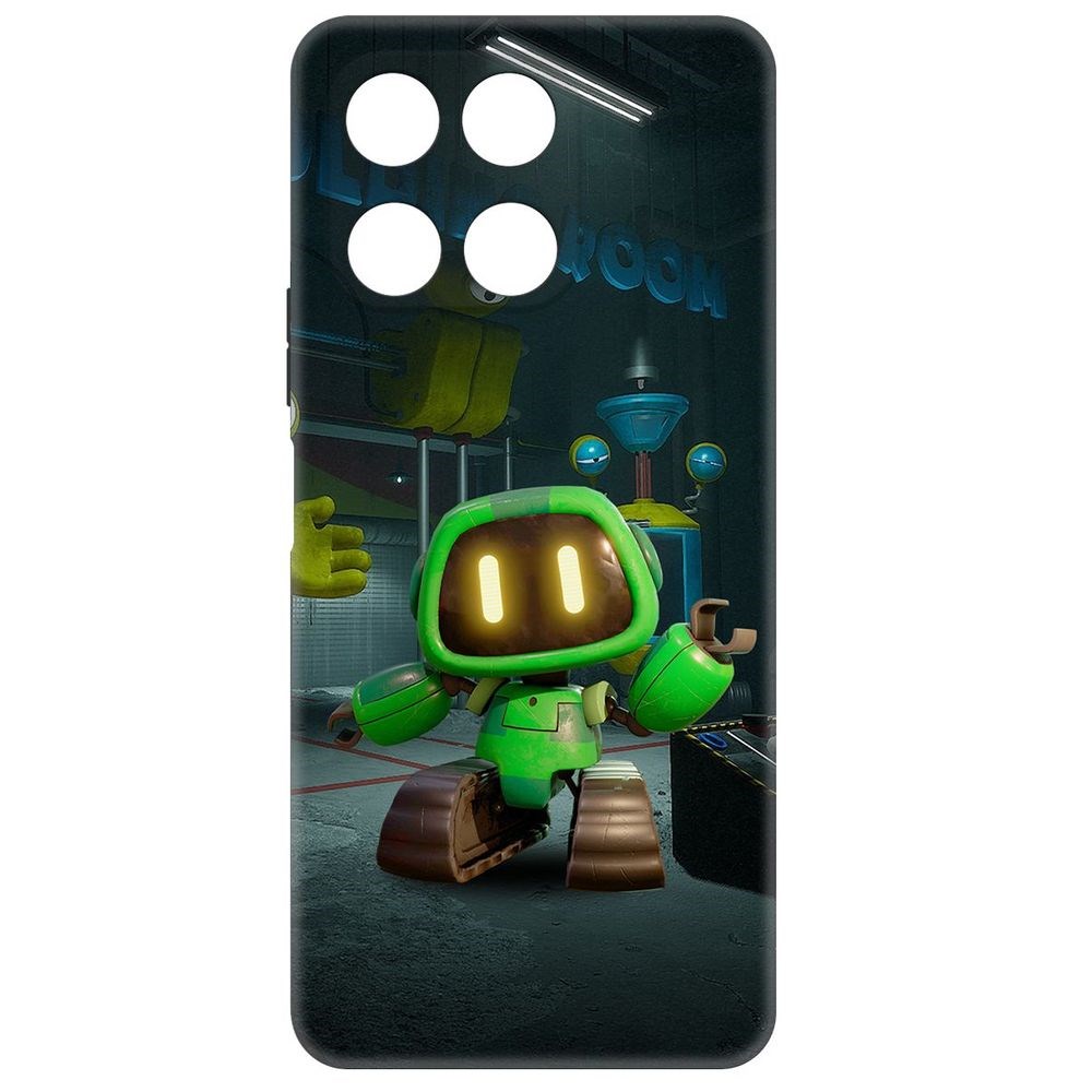 

Чехол-накладка Krutoff Soft Case Хаги Ваги - Буги-бот для Honor X6a черный