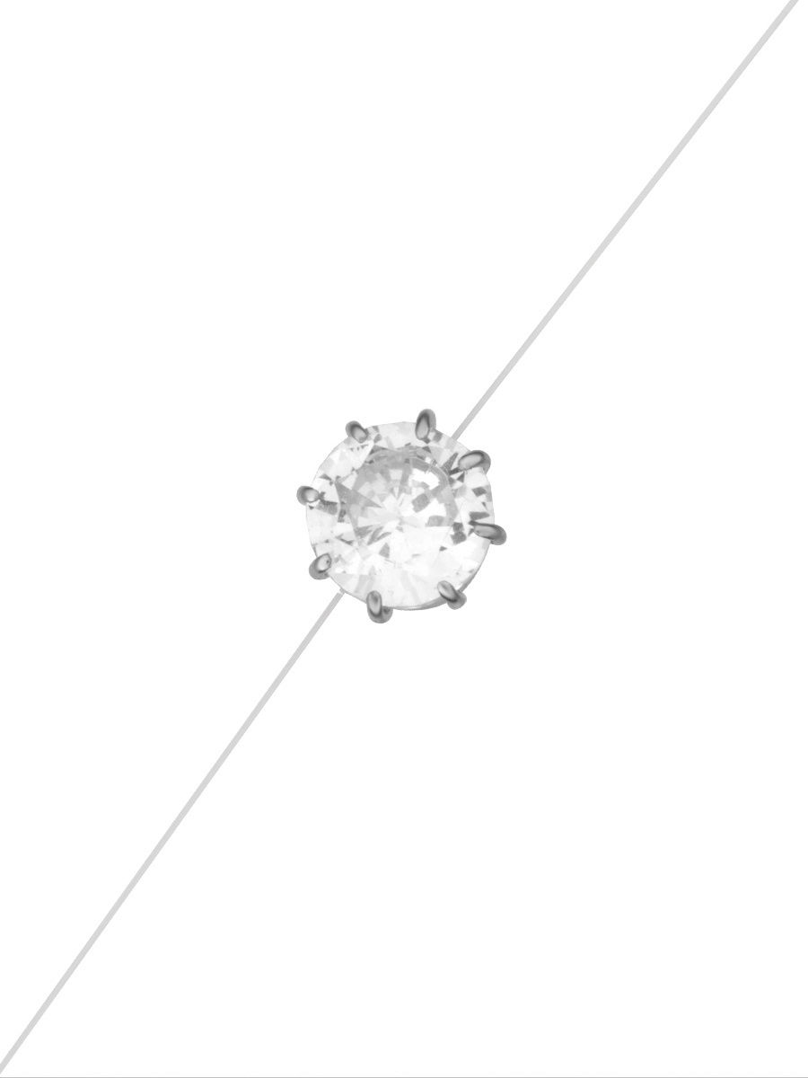 

Колье из серебра с фианитом 40 см TOP CRYSTAL 4073540577061, 4073540577061