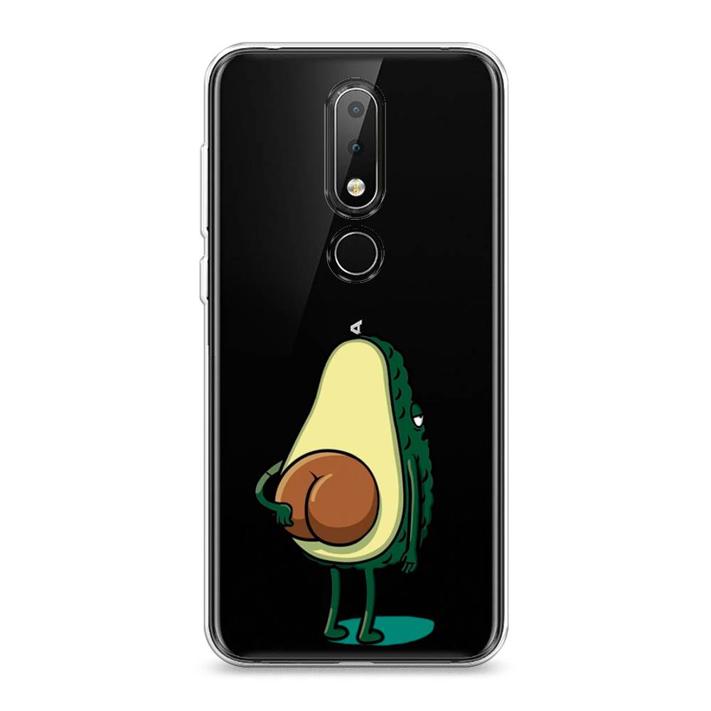 

Чехол Awog на Nokia X6 2018 / Нокиа X6 2018 "Попа авокадо", Зеленый;коричневый;прозрачный, 121450-10