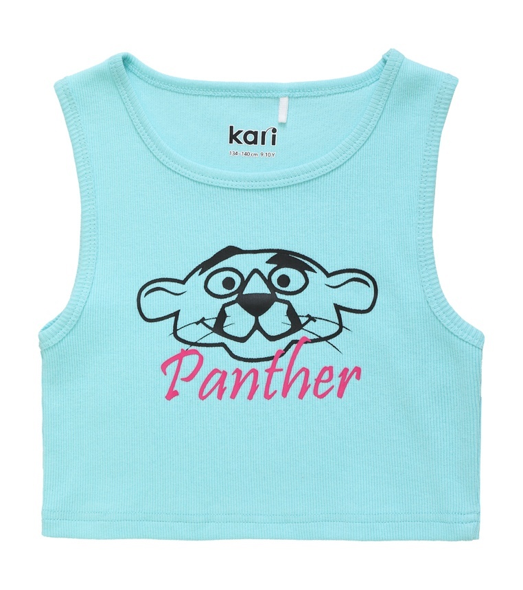 

Топ детский Kari SS24C10090833, бирюзовый, 146, SS24C10090833