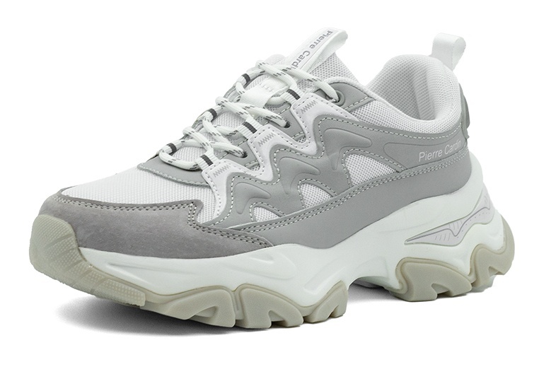 

Кроссовки женские Pierre Cardin K2850-105 серые 39 RU, Серый, K2850-105