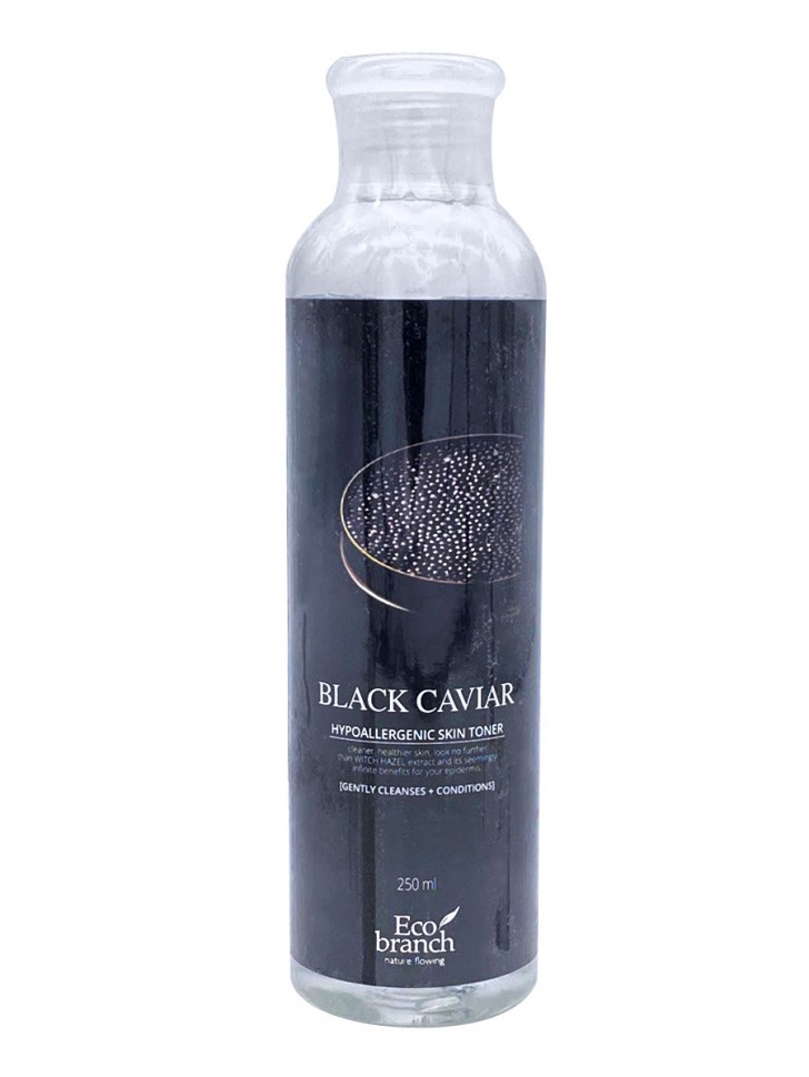 Купить Омолаживающий тонер с экстрактом черной икры Eco branch Nature Flowing Black Caviar Toner