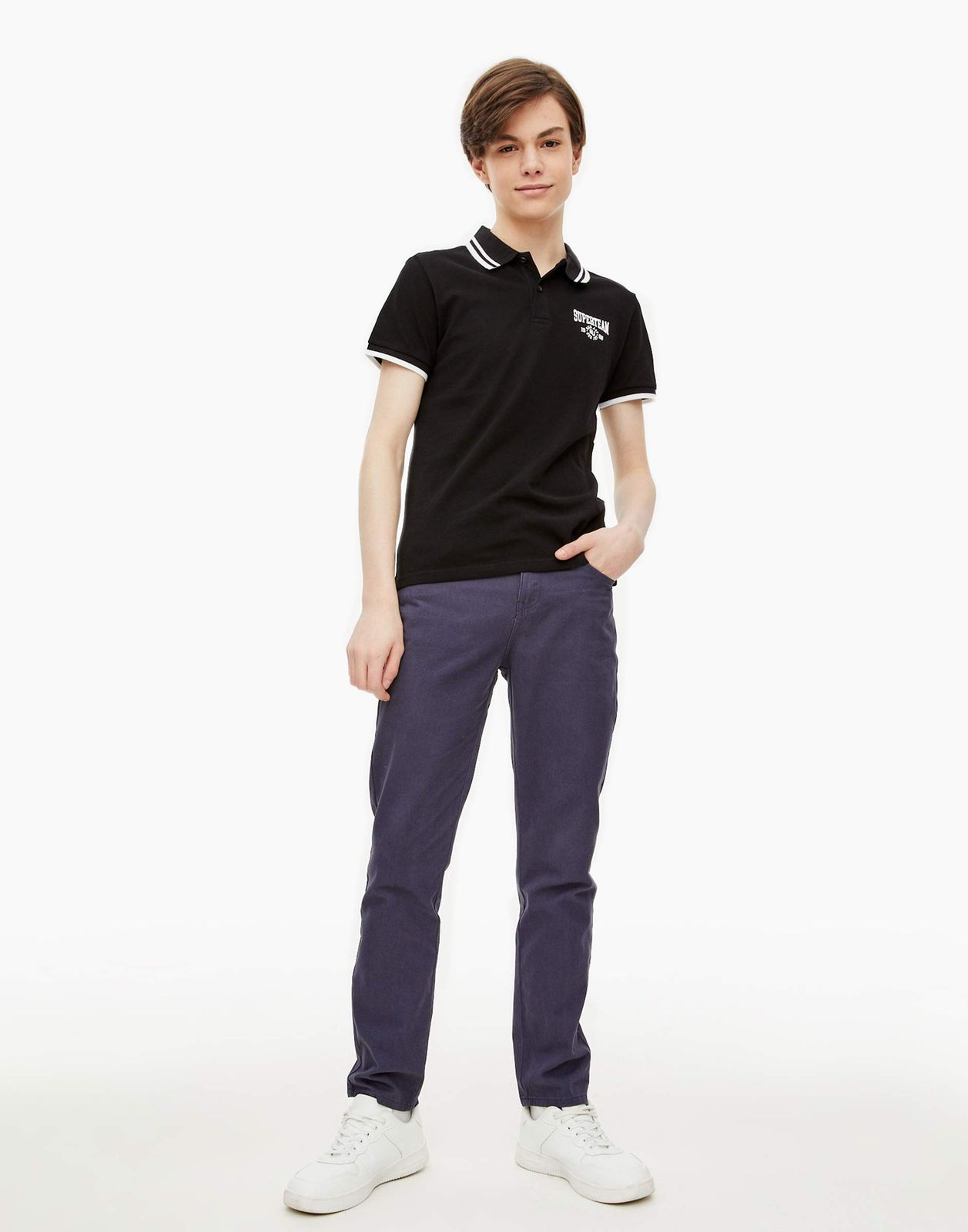 

Брюки детские Gloria Jeans BSU000309, темно-серый, 170, BSU000309