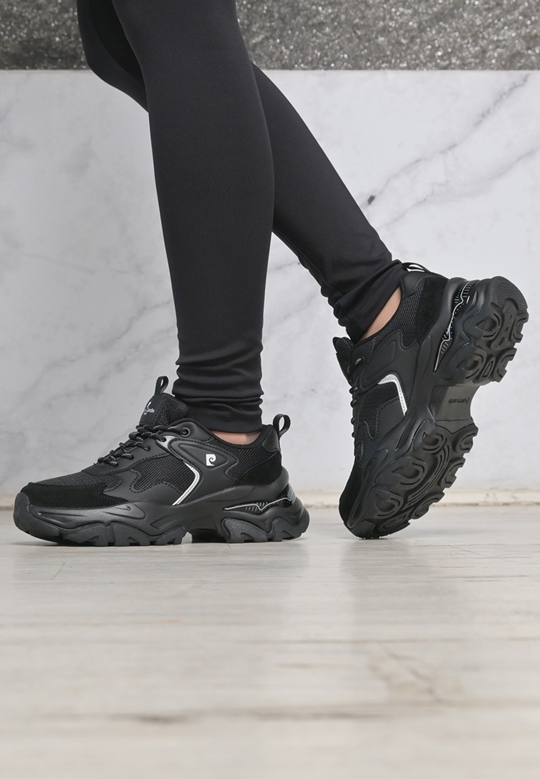 

Кроссовки женские Pierre Cardin K2850-100 черные 37 RU, Черный, K2850-100