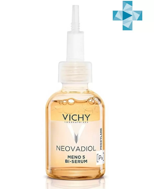 Сыворотка бифазная менопаузальная Vichy Neovadiol 5 действий, 30 мл сыворотка serume solution vichy neovadiol бифазная 75 мл