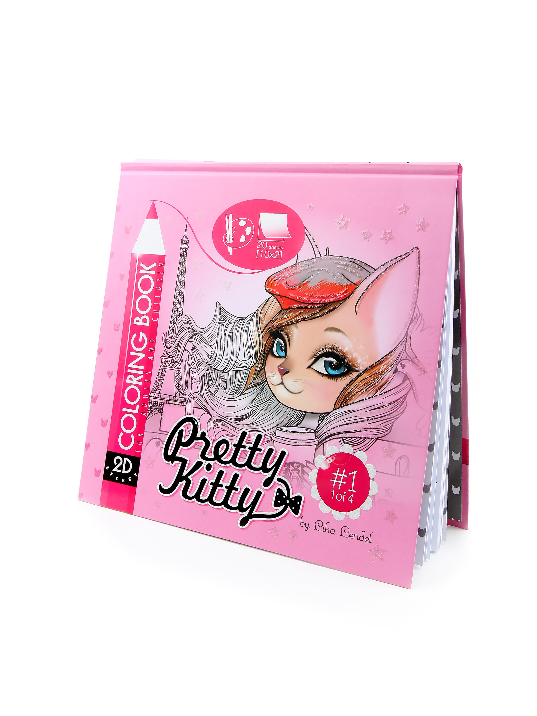 

Раскраска Art Studio of Happiness с эфф 2D 20х20см 20л LikaLendel Pretty Kitty 0513 20420