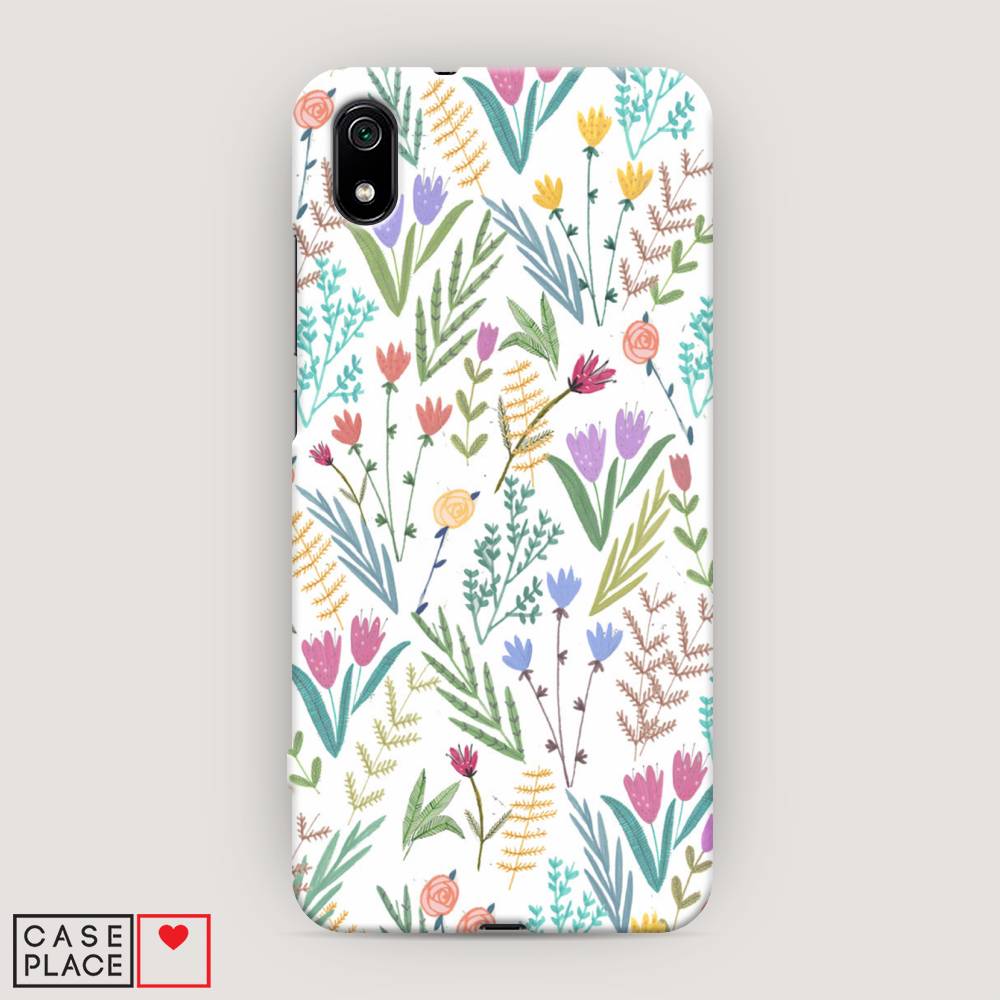 

Пластиковый чехол "Полевые цветы рисунок" на Xiaomi Redmi 7A, 35420-6