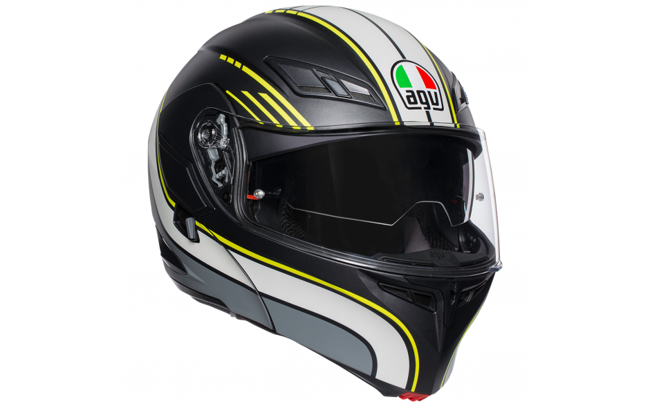 фото Шлем agv compact st multi boston matt black/grey/yellow xs