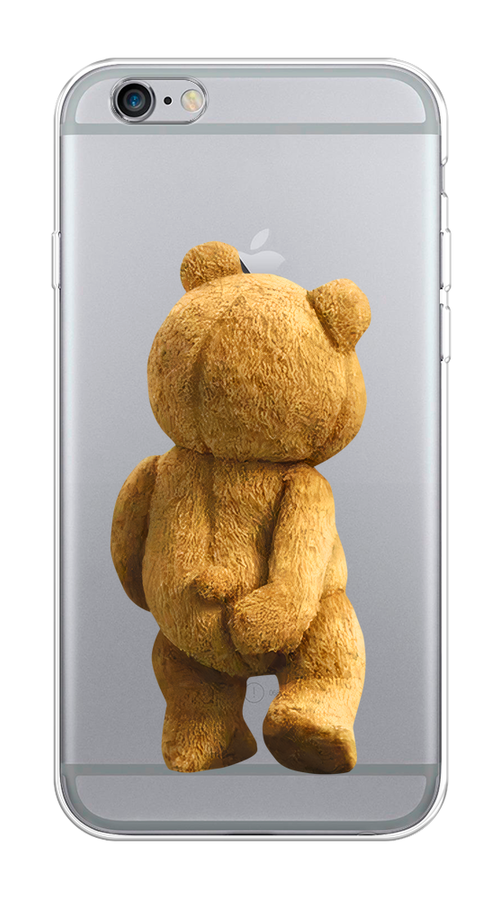 

Чехол на Apple iPhone 6/6S "Медвежья спина", Коричневый;прозрачный, 10450-1