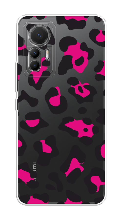 

Чехол на Xiaomi 12 Lite "Pink cow spots", Черный;розовый, 315050-1