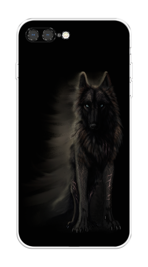 

Чехол на Apple iPhone 7 Plus/8 Plus "Туманный волк", Черный, 10750-1