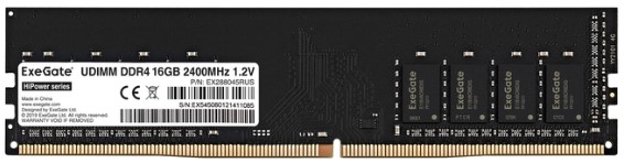 Оперативная память ExeGate 16Gb DDR4 EX288046RUS (EX288046RUS), DDR4 1x16Gb, 2666MHz