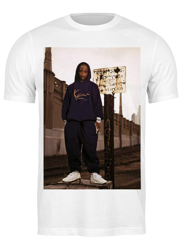 

Футболка мужская Printio Tupac amaru shakur 1 белая M, Белый, Tupac amaru shakur 1