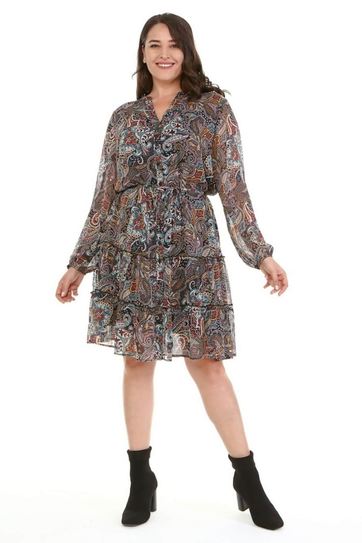 

Платье женское My Line Moda 1492 разноцветное 52 RU (товары доставляются из-за рубежа), 1492