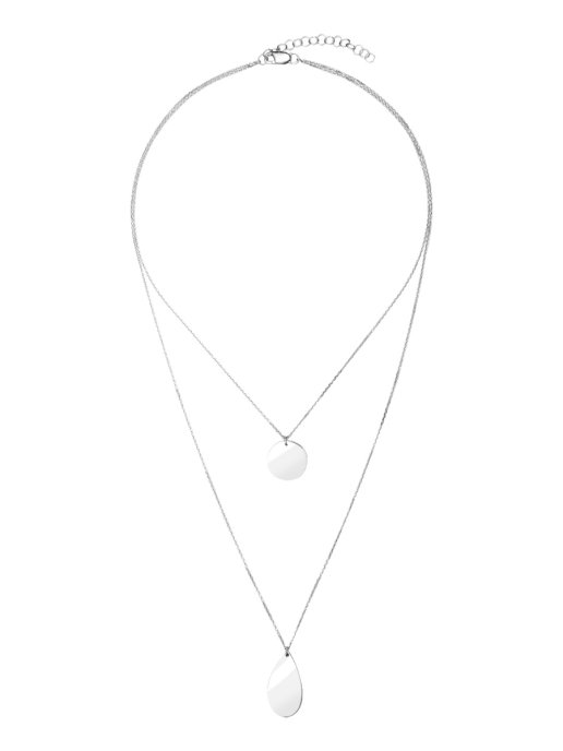 

Колье из серебра 40 см TOP CRYSTAL 40831176, 40831176