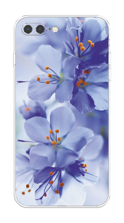 

Чехол на Apple iPhone 7 Plus/8 Plus "Фиолетовые цветки", Фиолетовый;синий, 10750-1
