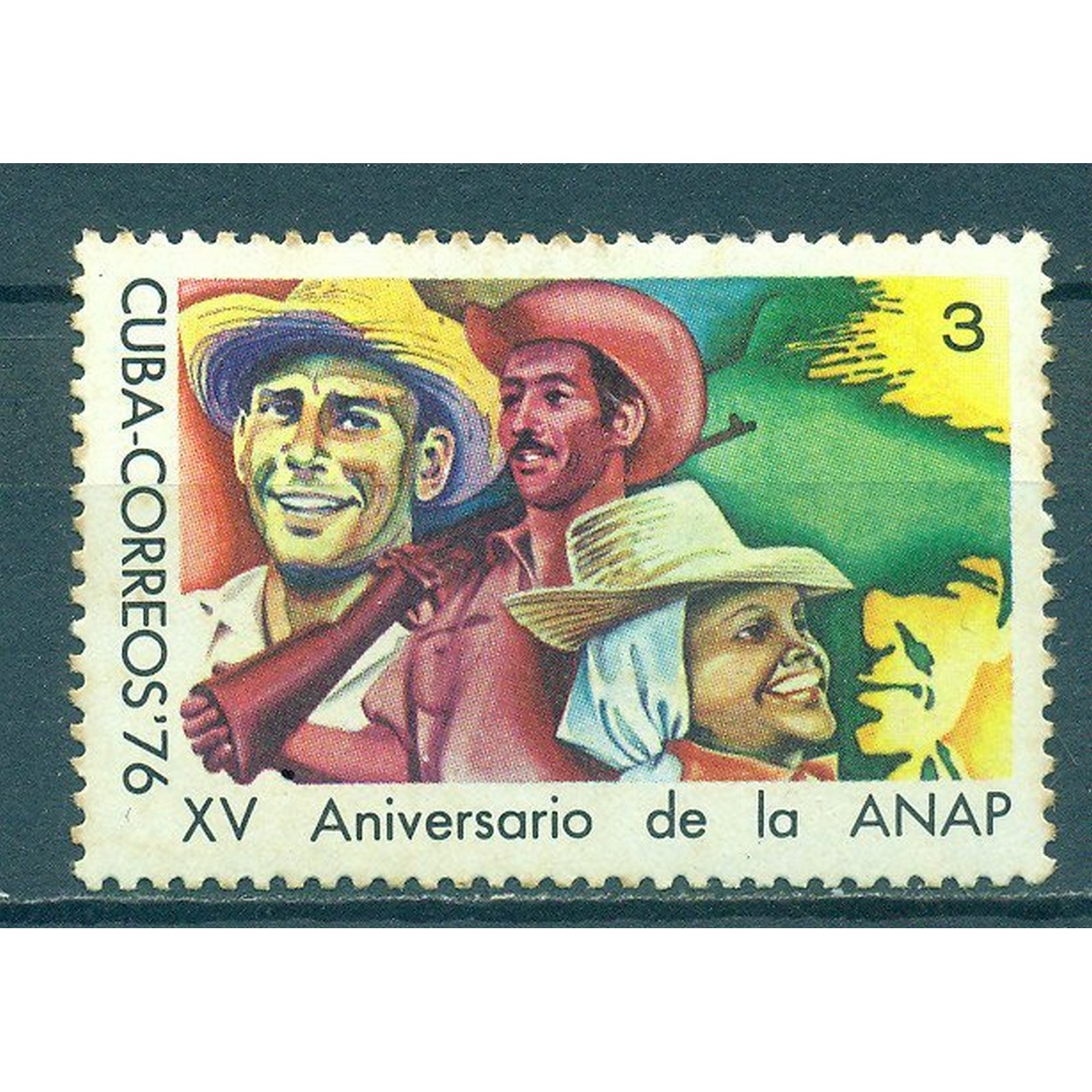 

Почтовые марки Куба 15-летие Национальной ассоциации мелких фермеров, ANAP Оружие, 2138