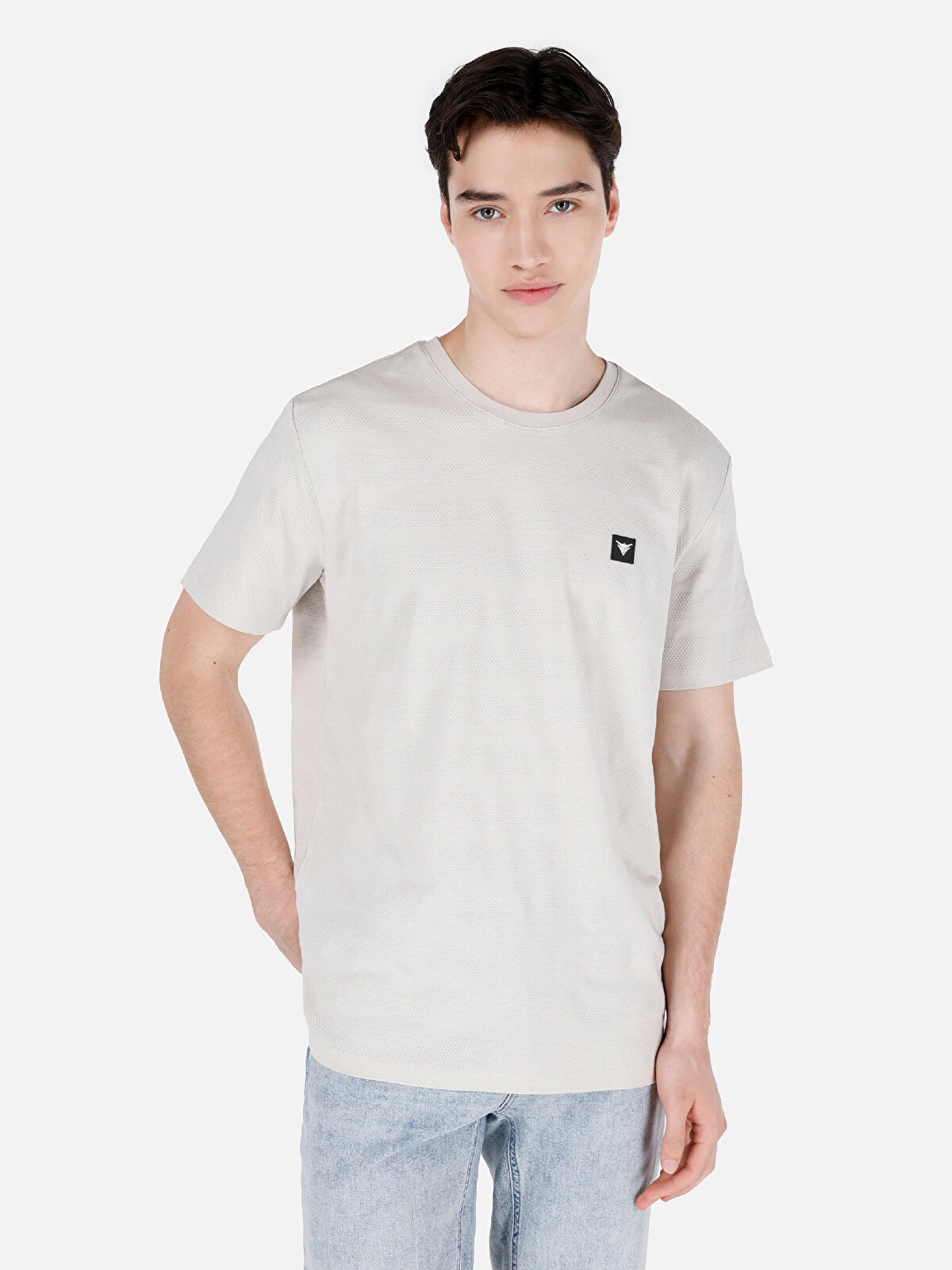 

Футболка мужская Colin's CL1068857 белая M, Белый, CL1068857