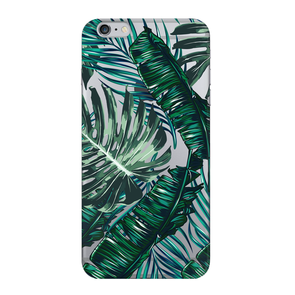 

Чехол Deppa Art Case Back to summer для Apple iPhone 6/6S Plus, листья, Зеленый;белый, Art Case