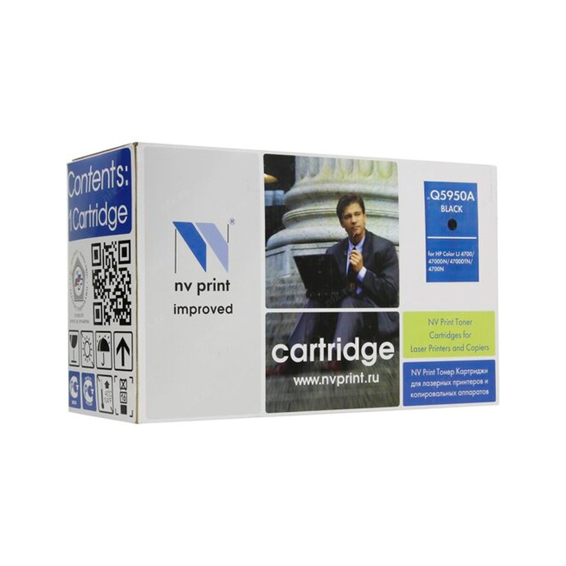 

Картридж совместимый Q5950A NV Print для HP Color LJ 4700 Black (11 000стр), Q5950A_NV
