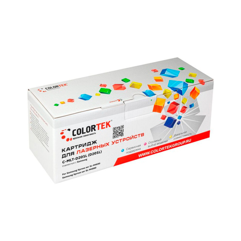 

Тонер-картридж для лазерного принтера Colortek MLT-D201L/SU871A_C черный, совместимый, MLT-D201L/SU871A_C