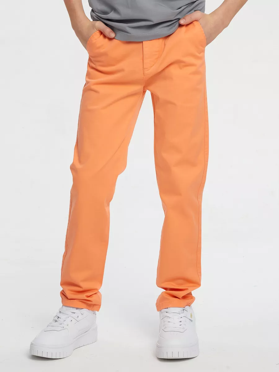 

Брюки детские Katasonov NESTA/24k, персиковый, 140, Желтый, NESTA/24k