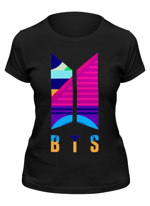 

Футболка женская Printio Bts черная XL, Черный, Bts