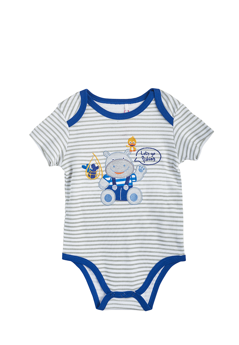 

Комплект одежды для новорожденных Kari baby SS20B19501415 белый/синий р.68, SS20B19501415