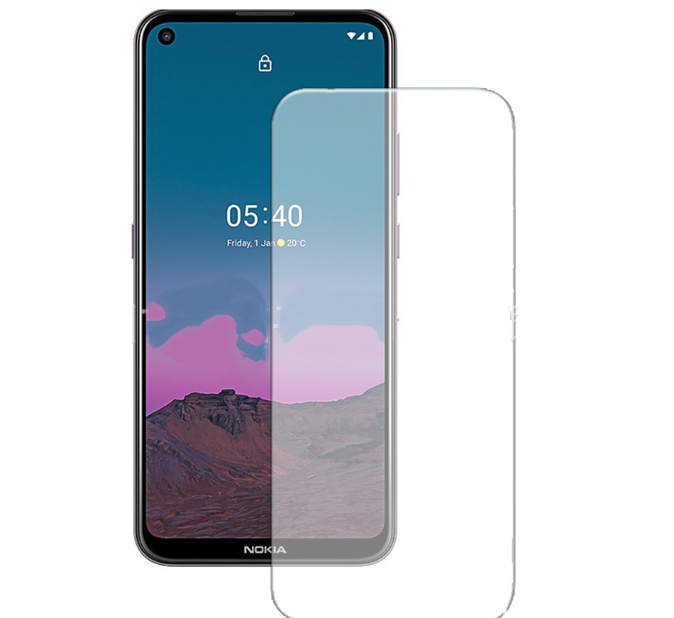 фото Защитное противоударное стекло mypads на nokia 5.4 с олеофобным покрытием nobrand