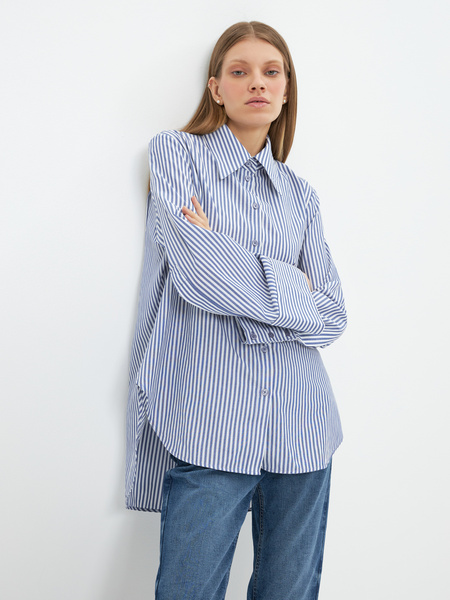 

Рубашка женская ZARINA 3122120320 синяя S, 3122120320