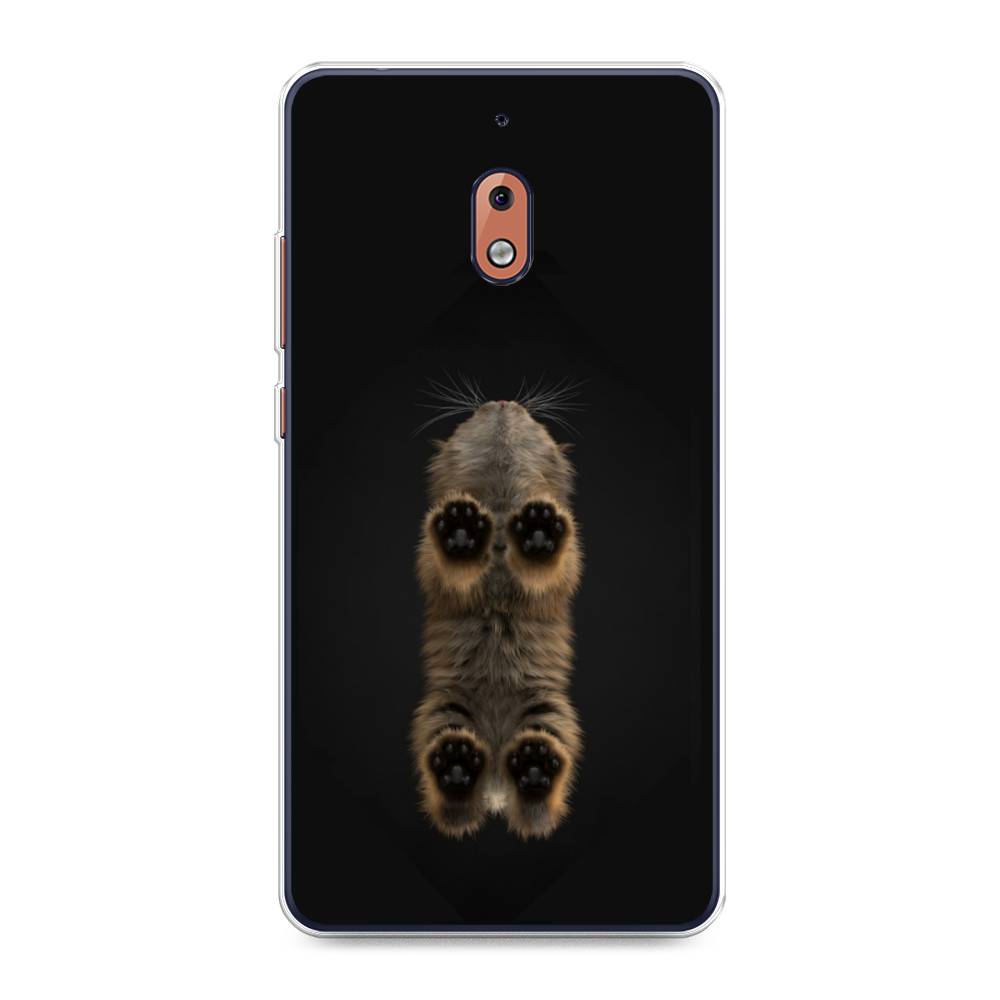 

Чехол Awog на Nokia 2.1 / Нокиа 2.1 "Кошачьи лапки", Черный, 121550-1