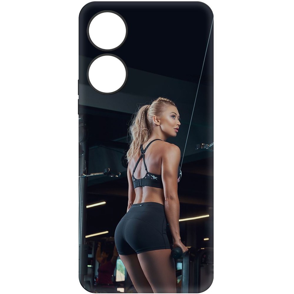 

Чехол-накладка Krutoff Soft Case Шорты женские для Honor X5 Plus черный