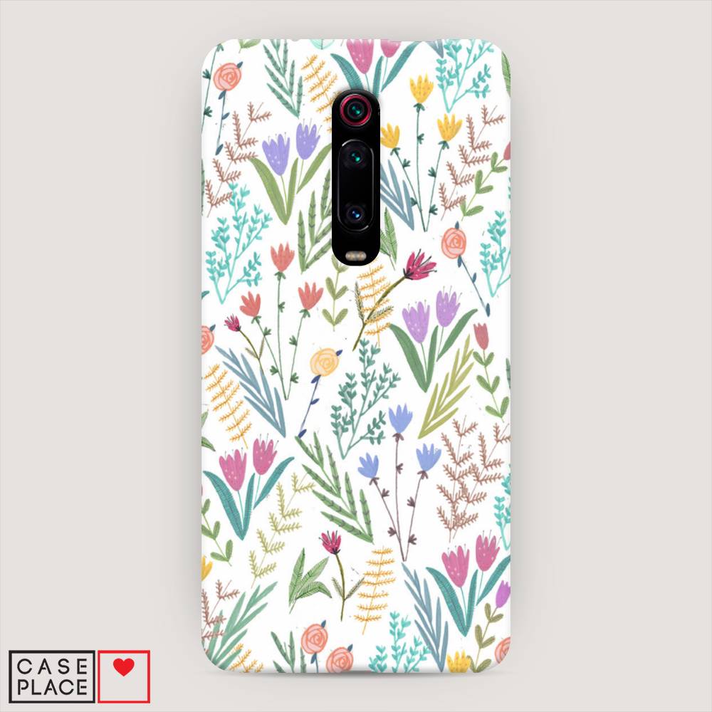

Пластиковый чехол "Полевые цветы рисунок" на Xiaomi Redmi K20, 35520-6