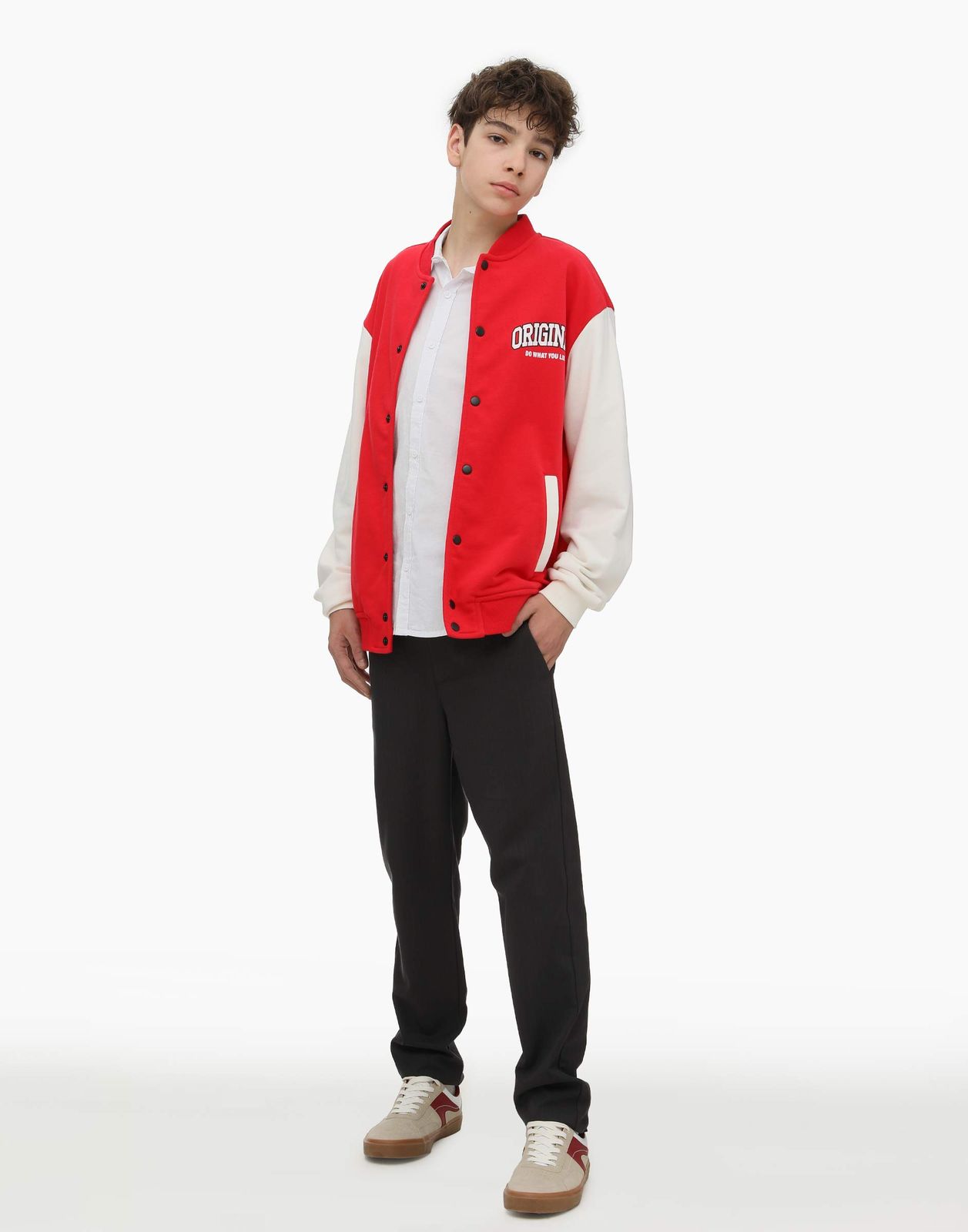 

Брюки детские Gloria Jeans BSU000345, темно-серый, 164, BSU000345