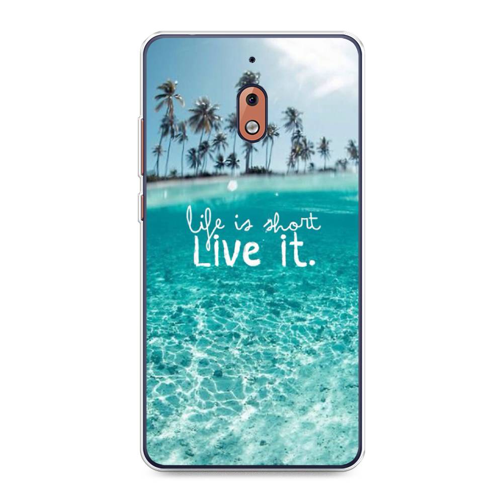 

Чехол Awog на Nokia 2.1 / Нокиа 2.1 "Live it", Розовый, 121550-7