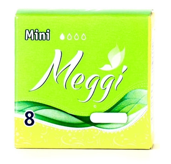 Тампоны женские гигиенические MEGGI MINI NEW MEG 8шт.