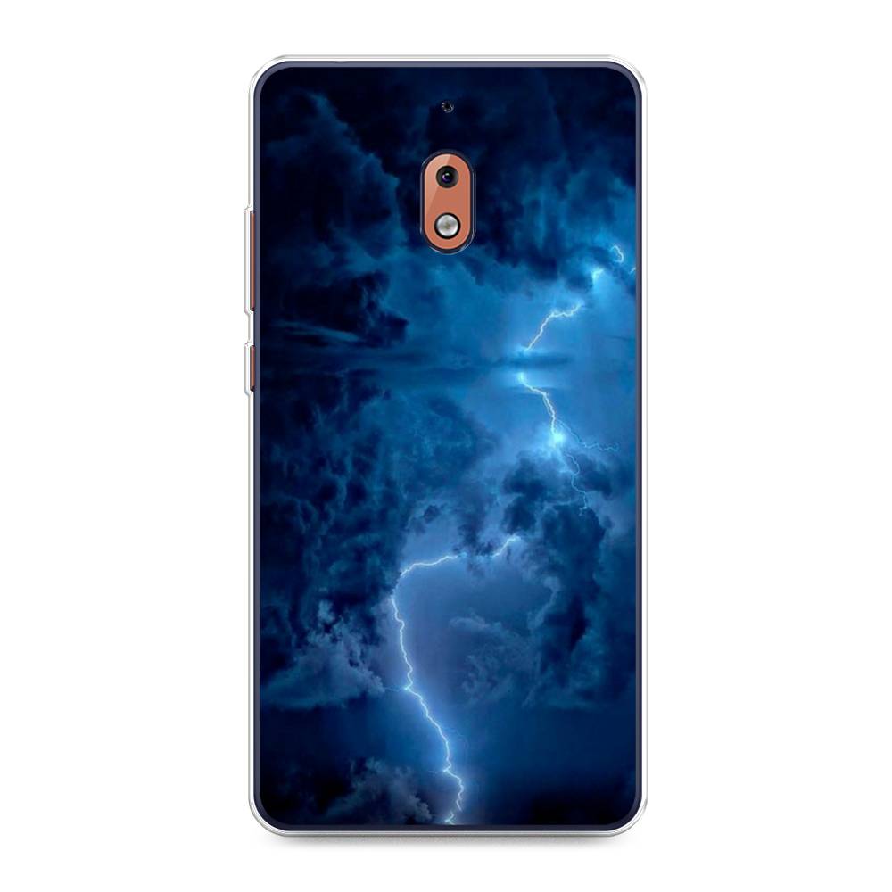 

Чехол Awog на Nokia 2.1 / Нокиа 2.1 "Молния", Синий, 121550-4