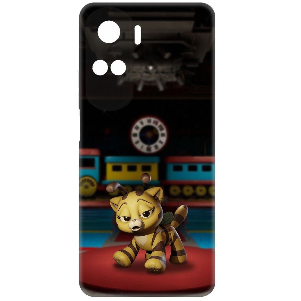 

Чехол-накладка Krutoff Soft Case Хаги Ваги - Кошка-Пчёлка для Honor 90 Lite черный