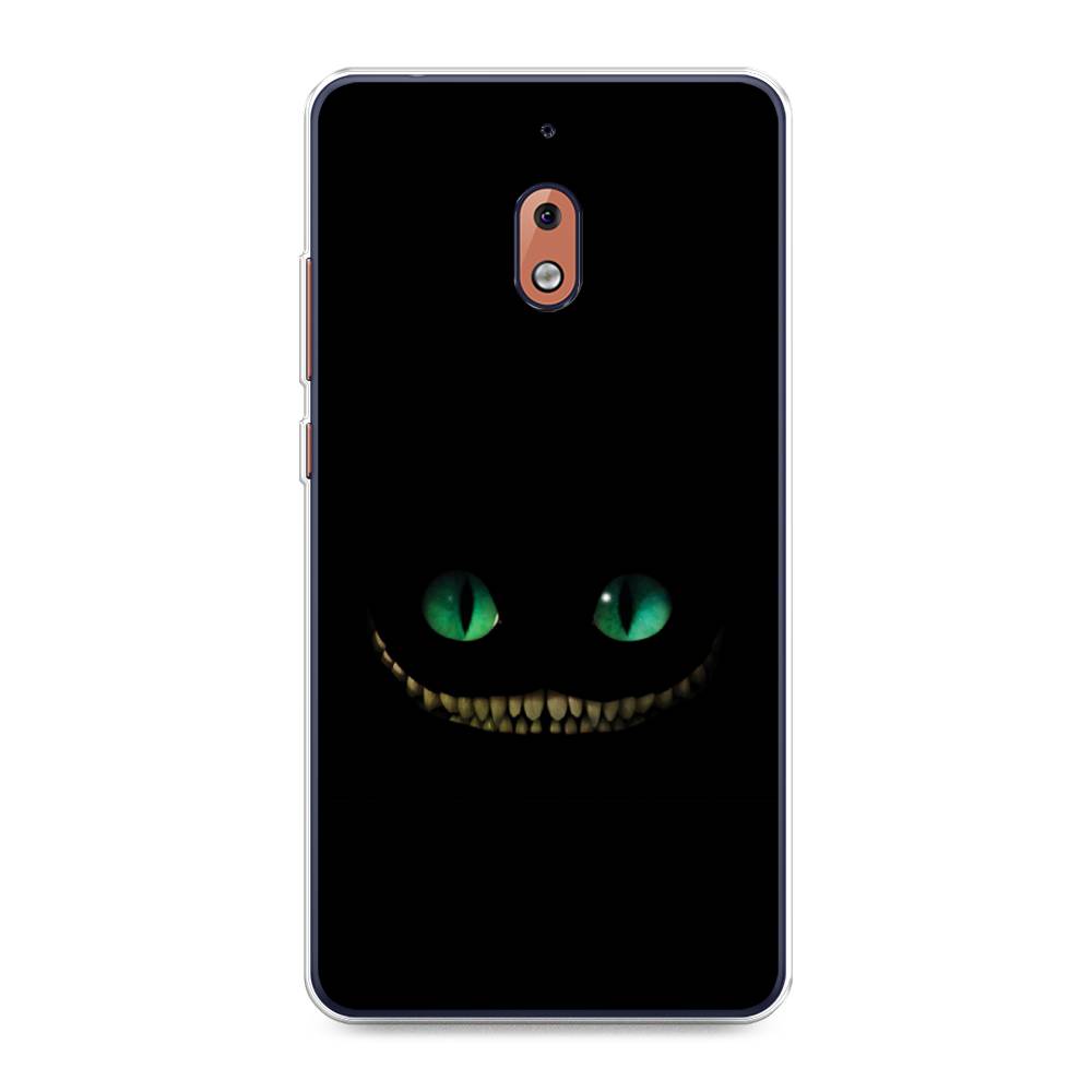 

Чехол Awog на Nokia 2.1 / Нокиа 2.1 "Зеленоглазый чеширский кот", 121550-10
