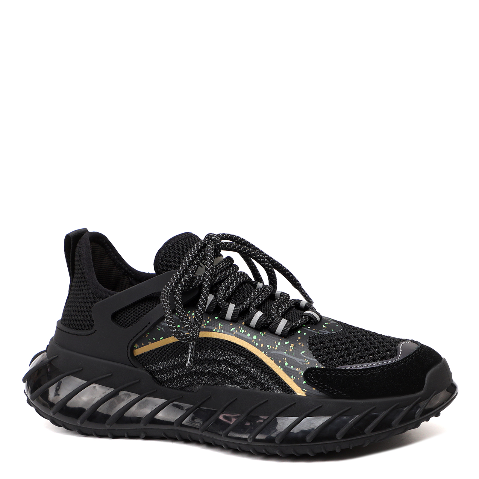 

Кроссовки женские Tendance FJ-D07071W-01 черные 36 EU, Черный, FJ-D07071W-01