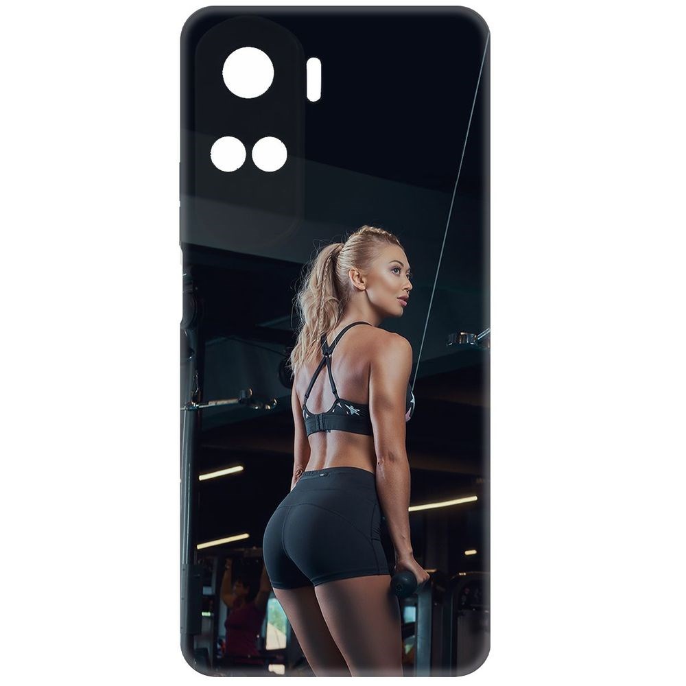 

Чехол-накладка Krutoff Soft Case Шорты женские для Honor 90 Lite черный