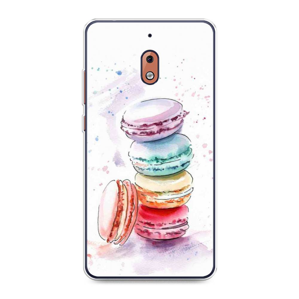 

Чехол Awog на Nokia 2.1 / Нокиа 2.1 "Пирамидка макарони 2", Желтый, 121550-10