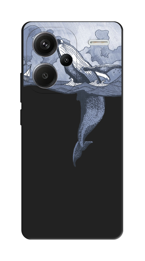 

Чехол Awog на Xiaomi Redmi Note 13 Pro Plus "Два измерения", Голубой;черный;прозрачный, 320252-1