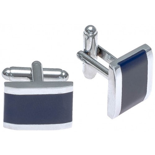 

Запонки из бижутерного сплава с кристаллом WowMan Accessories WMA0033SBL, WMA0033SBL